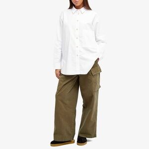 GIRLS OF DUST Women's Maxi Shirt in White Size XS VGUC